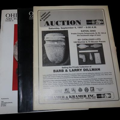 Sale Photo Thumbnail #570: Lot of Auction Catalogs and Ohio Archaeology Journal