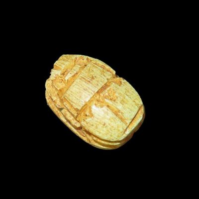 Sale Photo Thumbnail #290: 7/16" Egyptian Scarab Amulet, Representing the Sun God Khepri and the Daily Cycle of the Sun, Rebirth and Regeneration