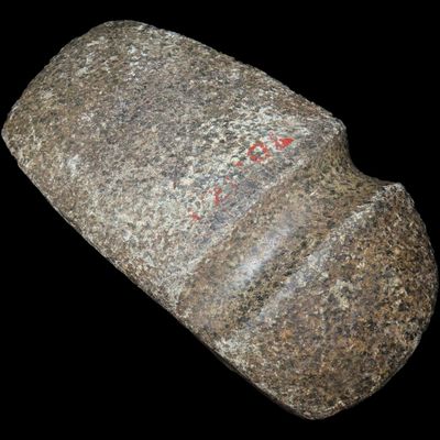 Sale Photo Thumbnail #119: 6 3/8" Three Quarter Grooved Axe, Motley & Leithoff COA, Pike Co., Missouri