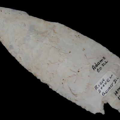 Sale Photo Thumbnail #227: 4 3/4" Dovetail, Adams Co., Illinois, Ex. Rick Stover, Quincy, Illinois, Ex. Herb Mangold Collection
