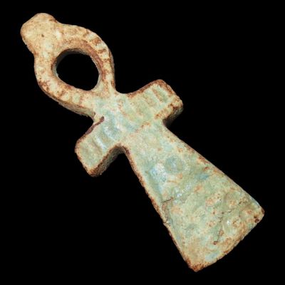 Sale Photo Thumbnail #289: 2 3/8" Egyptian Ankh Amulet