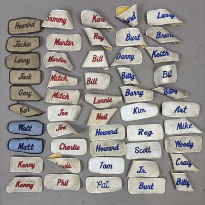 Lot of 50 Embroidered Name Patches Various Names