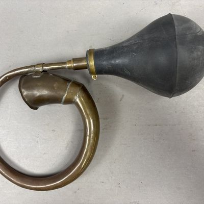 Antique Brass Car Bicycle Squeeze Horn WORKS