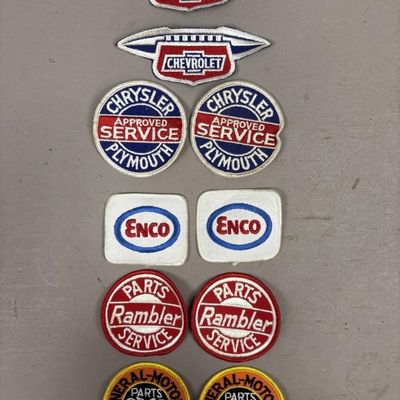 Lot 10 Chevy Chrysler Enco GMC Rambler Patches