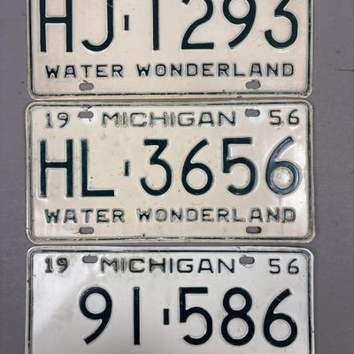 Lot of 3 1956 Michigan Trailer Water Wonderland