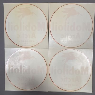 Lot 4 Mobiloil Artic Palmlac Water Transfer Decals