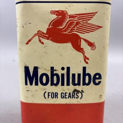 Mobilube 2LB Gx90 Outboard SAR90 Motor Oil Can