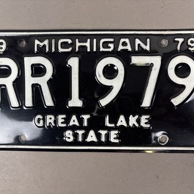 1979 Rolls Royce Michigan Personalized Plate