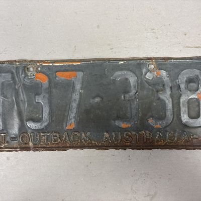 Australia Outback NT T37-338 License Plate
