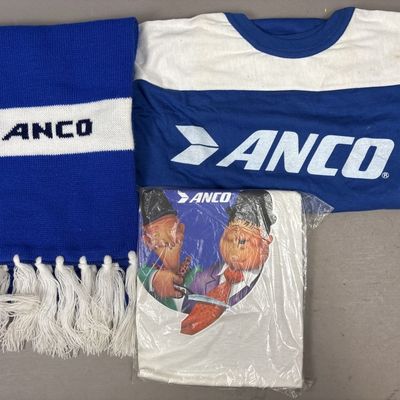 Lot 70s ANCO Tee Shirts Winter Scarf Laurel Hardy