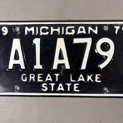 1979 A1A Personalized Michigan License Plate