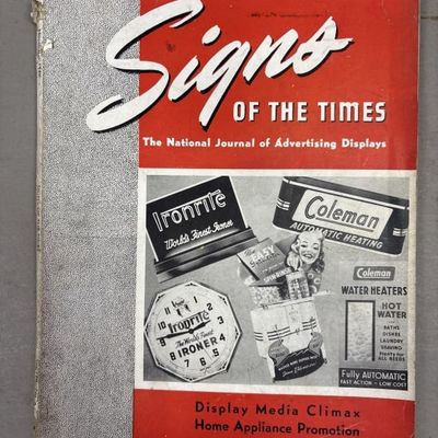 November 1948 Signs of the Times NEON Advertising