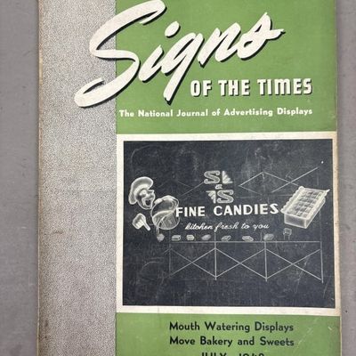 July 1948 Signs of Times NEON Advertising Magazine