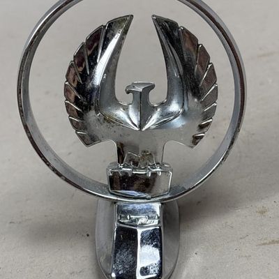 Ca. 60s Chrysler Imperial Hood Ornament w/ Base