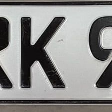 Sweden SRK9451 Swedish License Plate Tag