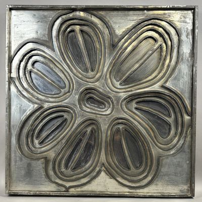 MCM Abstract 60s Modernist Mid Century 28" Mirror