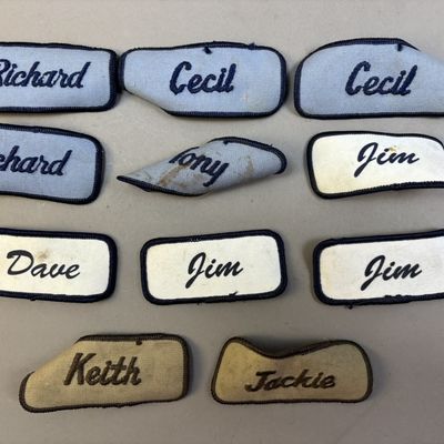 100 70s Automotive Service Car Center Name Patches