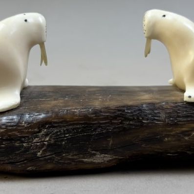 Walrus Tooth Carving