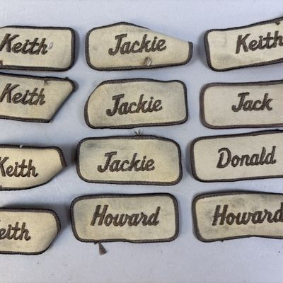 100 70s Automotive Service Car Center Name Patches
