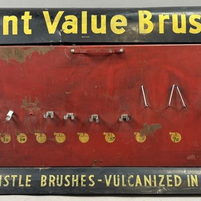Giant Value Brushes 40s Countertop Store Display