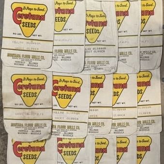 Lot 50s 23 Ceretana Seeds Montana Flour Canvas Bag