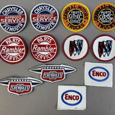 Lot 12 Chevy Rambler Enco Chrysler GMC Patches