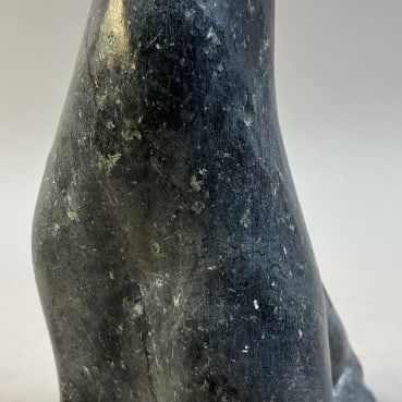 Inuit Soapstone Walrus Carving