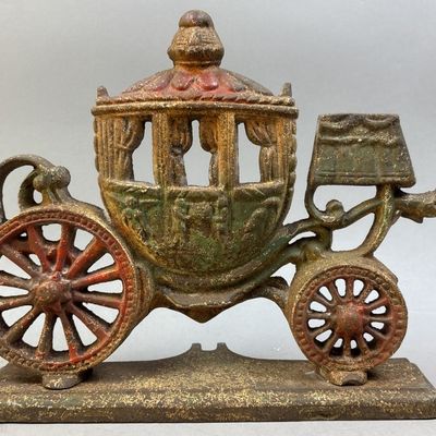 Antique Cast Iron Hubley Carriage Door Stop