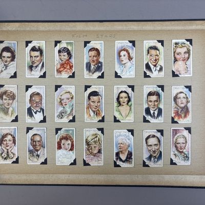 Lot of 192 Celebrities Player's Cigarettes Cards