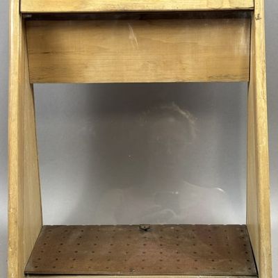 John Primble 40s Wood Glass Store Display Cabinet