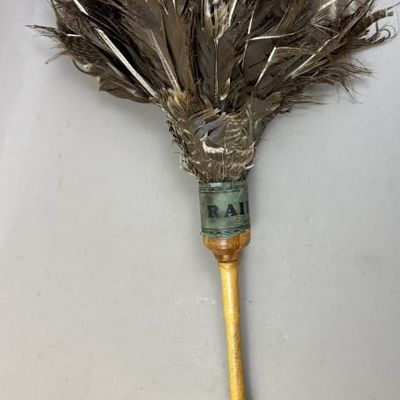 Antique 24" Railway Original Early Feather Duster