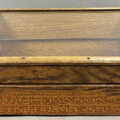Henry L Hanson Worcester Mass Slant Top Display