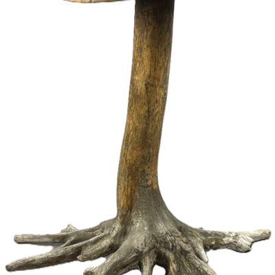 Antique Primitive Folk Art Wooden Root Table