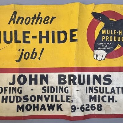 Mule Hide John Bruins Hudsonville Michigan Poster
