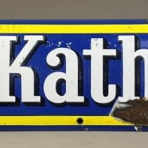 Vtg Drink Coffee German Porcelain Kathreiner Sign