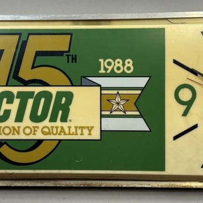1988 Victor Tires Plastic Lighted 75th Anniversary