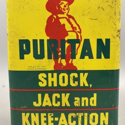 Puritan Shock Jack Knee Oil 1 Gallon Can Graphics