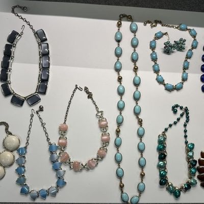 Vintage Mid-Century Costume Jewelry Lot