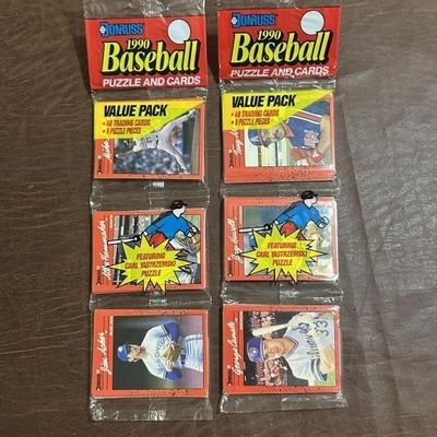 Sale Photo Thumbnail #212: 1990 Donruss Baseball Value Packs