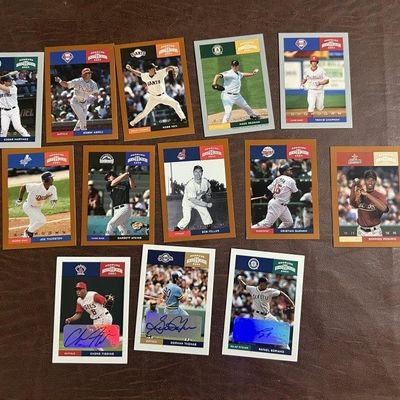 Sale Photo Thumbnail #196: 2004 Donruss Team Heroes Baseball Auto Lot