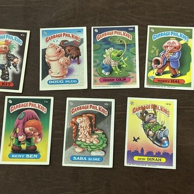 Sale Photo Thumbnail #165: 1985-86 Topps Garbage Pail Kids Card Lot of 7