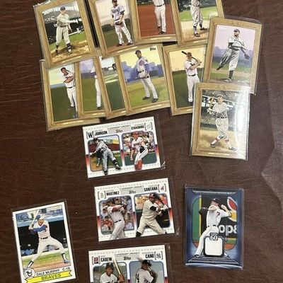 Sale Photo Thumbnail #189: Baseball Insert, Parallel & Relic Card Lot