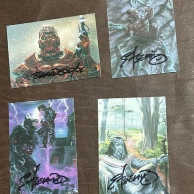Sale Photo Thumbnail #173: 1994 Flights of Fantasy Signed Trading Card Lot