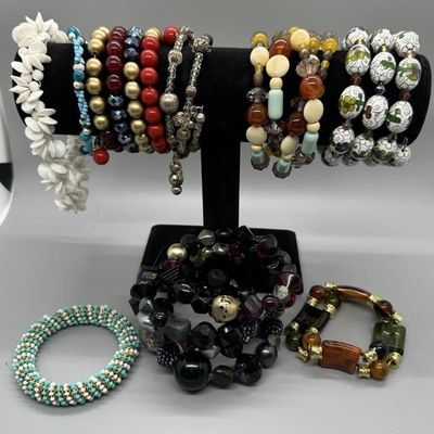 Assorted Colorful Beaded Fashion Bracelets