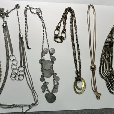 Vintage Multi-Strand & Disc Statement Necklaces