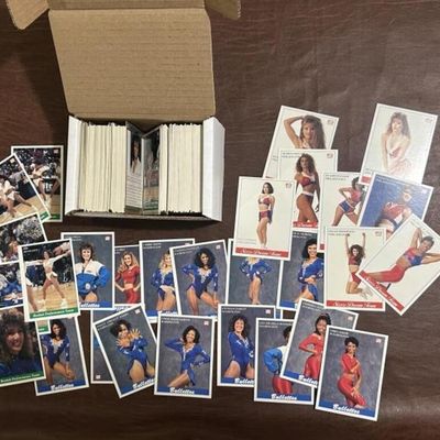 Sale Photo Thumbnail #218: 1990-91 NBA Cheerleaders Cards Lot (250+)