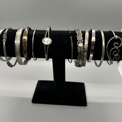 Vintage & Modern Silver-Tone and Gold-Tone Bangle
