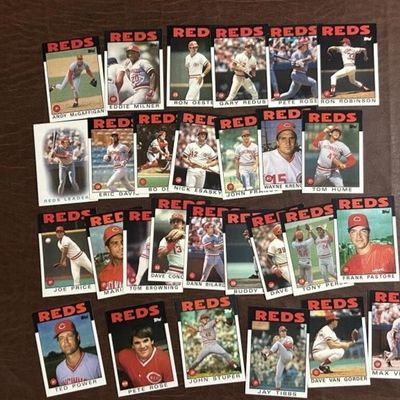 Sale Photo Thumbnail #188: 1986 Topps Tiffany Cincinnati Reds Baseball Card