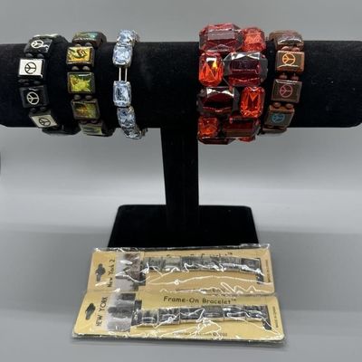 Assorted Rhinestone, Peace Sign & Novelty