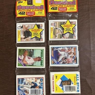 Sale Photo Thumbnail #211: 1988 Topps Baseball Rack Packs